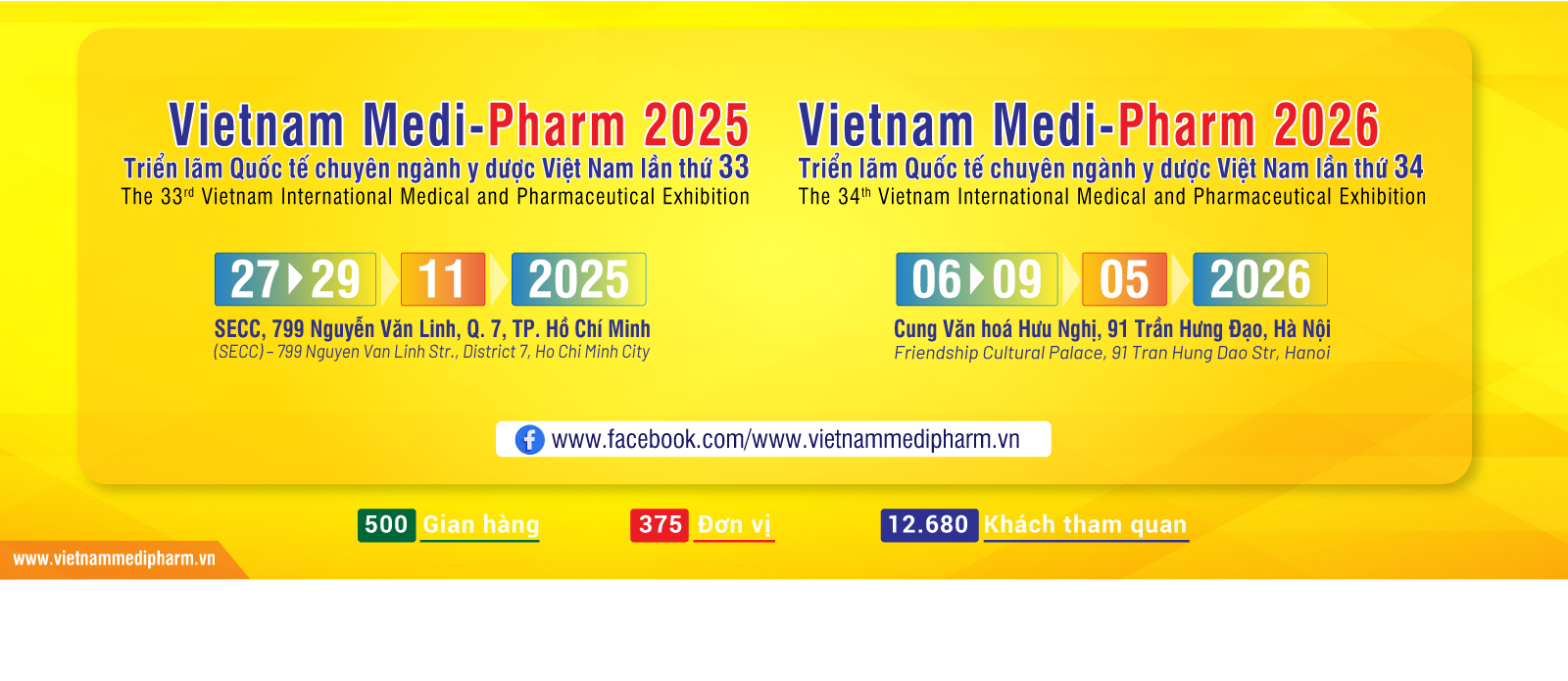 VIETNAM MEDIPHARM 2025 - Triển lãm Quốc tế chuyên ngành Y Dược Việt Nam lần thứ 32